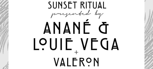 AUGUST 11 ANANÉ & LOUIE VEGA “SUNSET RITUAL” at SCORPIOS MYKONOS