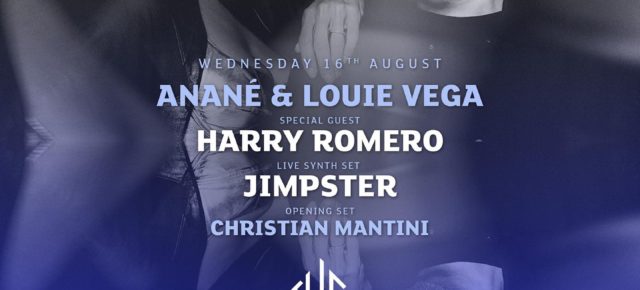 August 16 The Ritual with Anané & Louie Vega at Chinois (Ibiza)