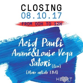 OCTOBER 8 THE RITUAL WITH ANANÉ & LOUIE VEGA at HEART (Ibiza)