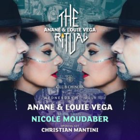 July 5 The Ritual with Anané & Louie Vega at Chinois (Ibiza)