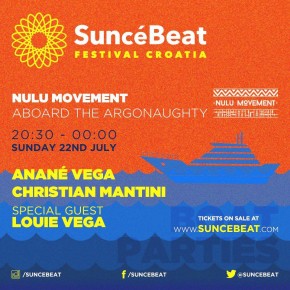 JULY 22 NULU MOVEMENT BOATRIDE at SUNCÉBEAT (Croatia)