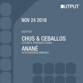 NOV 24 ANANÉ at OUTPUT (Brooklyn, NYC)