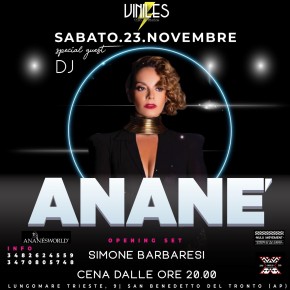 Nov 23 Anané at Viniles (San Benedetto del Tronto, Italy)