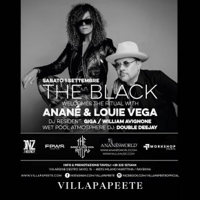 SEPT 1 THE RITUAL with ANANÉ & LOUIE VEGA at VILLA PAPEETE (Milano Marittima, ITA)