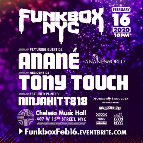 Feb 16 Anané at Funkbox (New York)