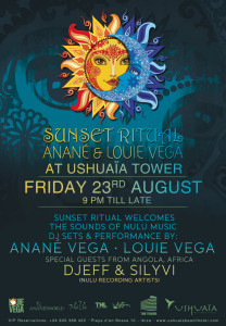 ***AUGUST 23RD***  SUNSET RITUAL WITH ANANE & LOUIE VEGA