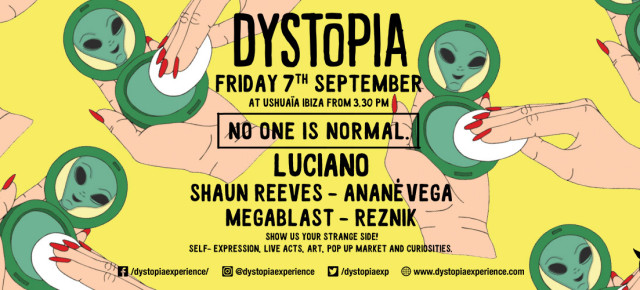 SEPTEMBER 7 ANANÉ at DYSTOPIA, Ushuaia (Ibiza)