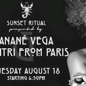 AUGUST 18 “SUNSET RITUAL” WITH ANANÉ & SPECIAL GUEST DIMITRI FROM PARIS at SCORPIOS (Mykonos)