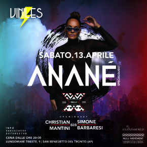 April 13 Anané at Viniles, (San Benedetto del Tronto, ITA)