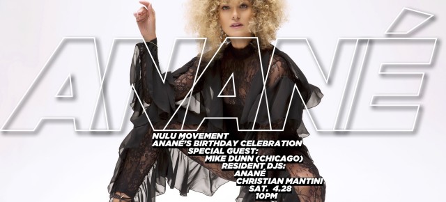 April 28 ANANÉ Presents NULU MOVEMENT at Le Bain (New York City)