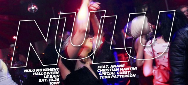 Oct 26 Anané's Nulu Movement at Le Bain (New York)