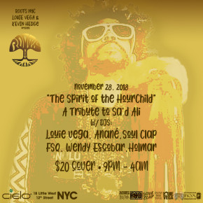 Nov 28 ANANÉ at Cielo (New York)