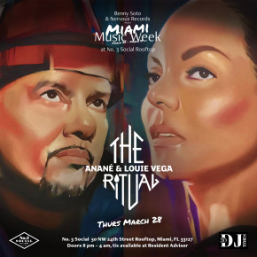 March 28 The Ritual with Anané & Louie Vega at No. 3 Social (Miami, FL)