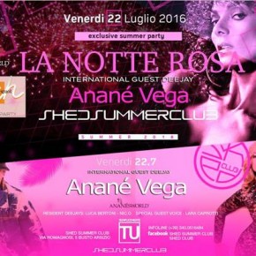 JULY 22 ANANÉ AT SHED CLUB (Busto Arstizio, VA)