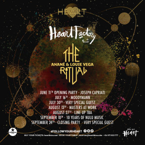 The Ritual with Anané & Louie Vega Summer Residency at Heart Ibiza