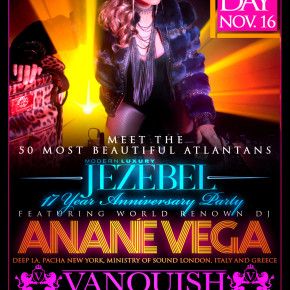 ANANE VEGA @ VANQUISH, ATLANTA, NOV 16