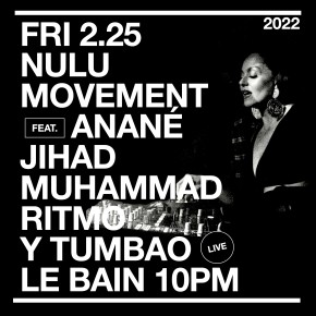 February 25 Anané Presents Nulu Movement at Le Bain (New York)