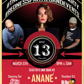 March 5 Anané at Bar13 (New York)