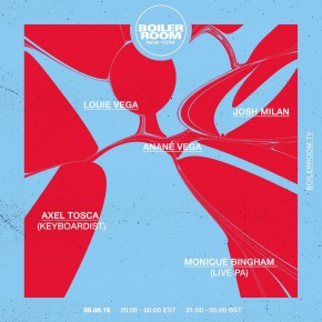 JUNE 8 ANANÉ VEGA AT BOILER ROOM (New York)
