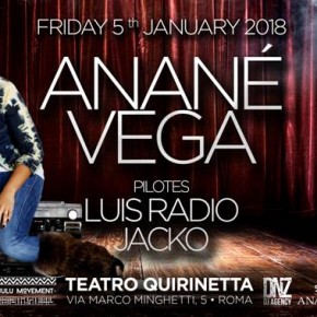 JANUARY 5 ANANÉ at TEATRO QUIRINETTA (Roma, Italy)