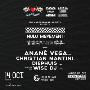October 14 ANANÉ’S NULU MOVEMENT at Golden Gate (Napoli, Italy)