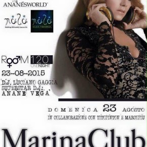 AUGUST 23 ANANÉ VEGA at MARINA CLUB (Jesolo)