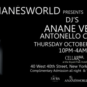 RSVP for AnanésWorld presents NuLuNights with Anane Vega & Antonello Coghe