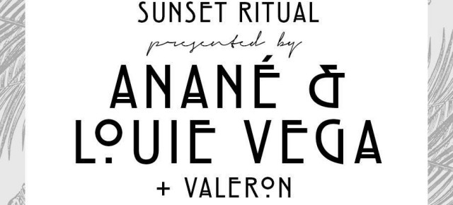 July 21 ANANÉ & LOUIE VEGA "SUNSET RITUAL" at SCORPIOS MYKONOS