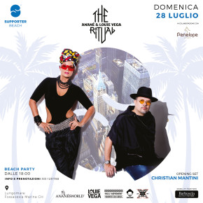 July 28 The Ritual with Anané & Louie Vega at Supporter Beach (Fossacesia, ITA)