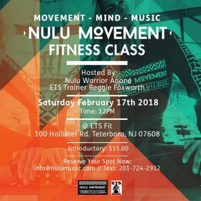 February 17 ANANÉ Presents NULU MOVEMENT Fitness Class (NYC)
